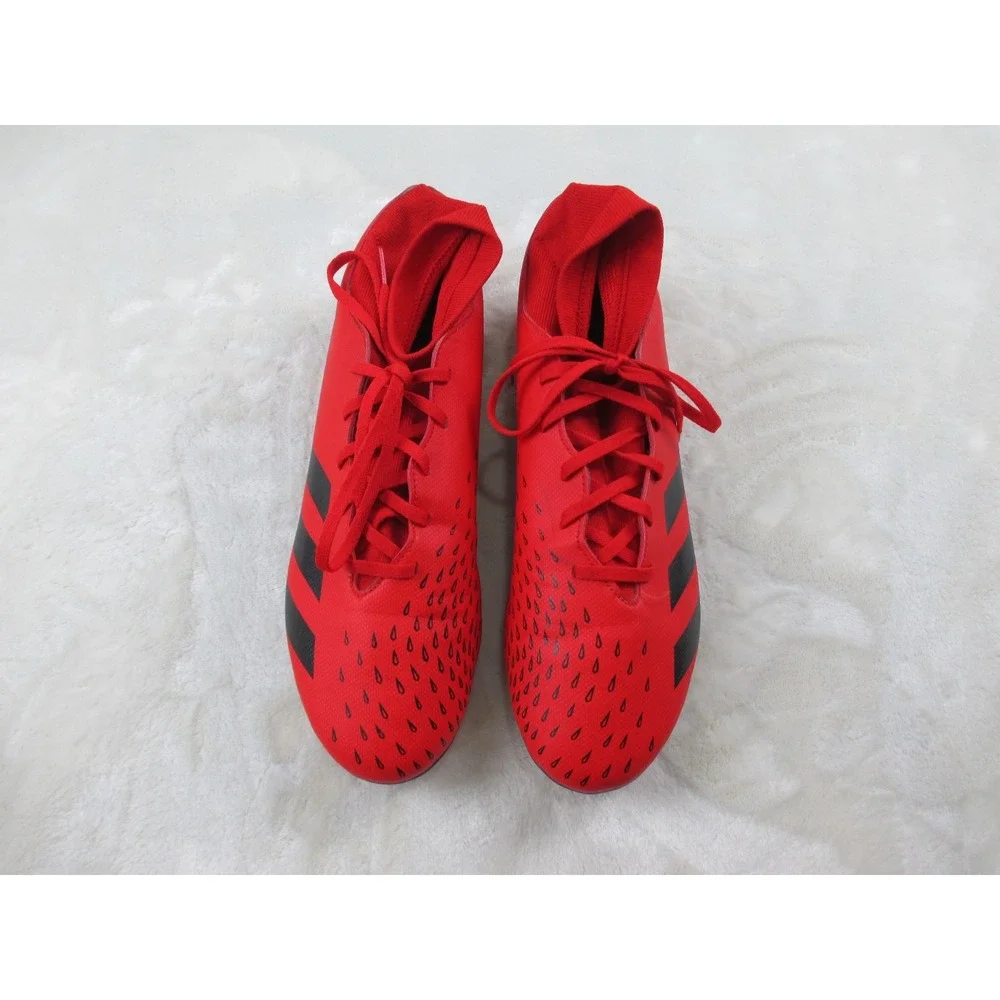 Adidas Predator Freak .4 Soccer Cleats Shoes FY6333 Mens‎ Size 12 Red Athletic*
